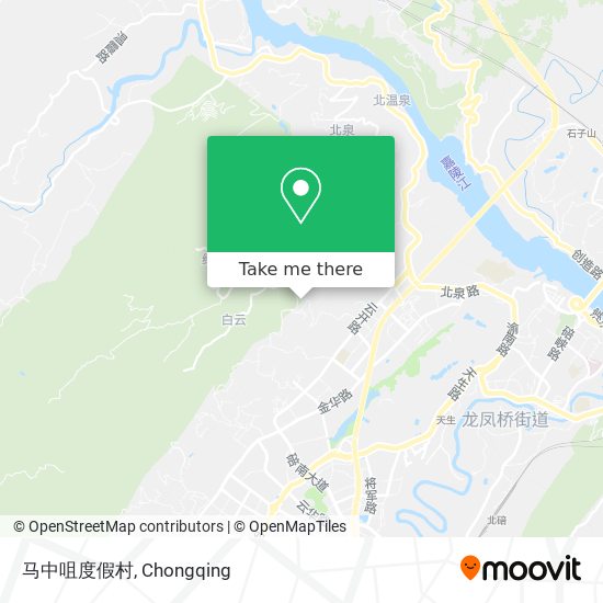 马中咀度假村 map