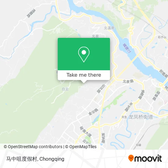 马中咀度假村 map