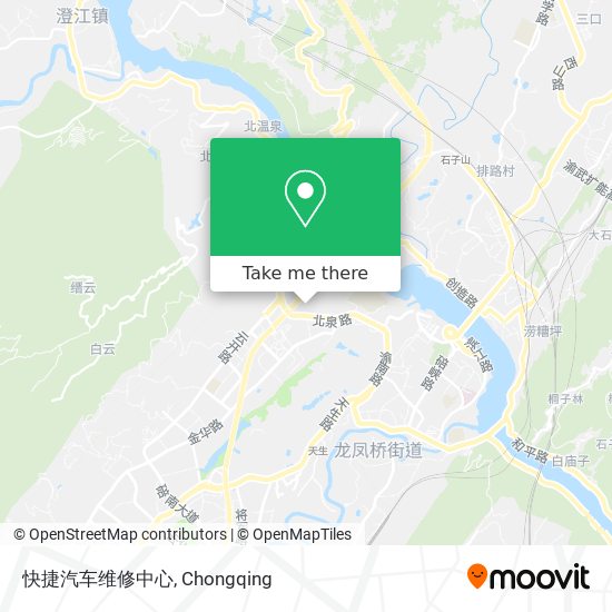 快捷汽车维修中心 map