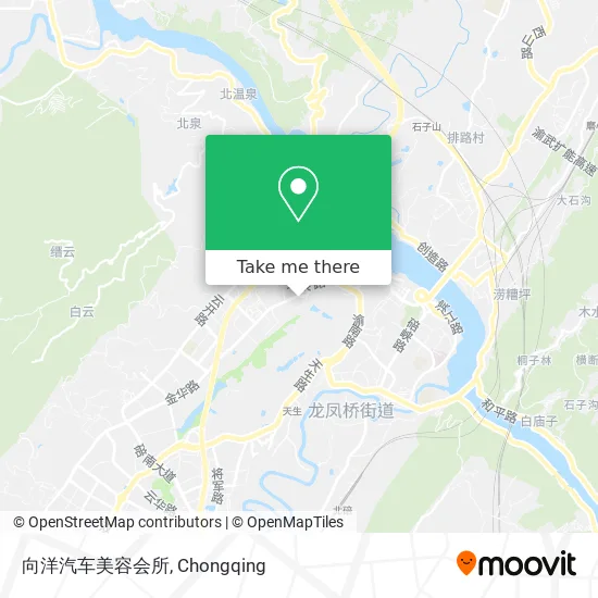 向洋汽车美容会所 map