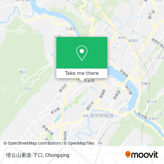 缙云山索道-下口 map