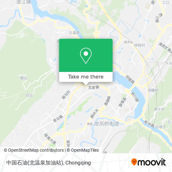 中国石油(北温泉加油站) map