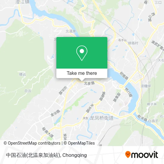 中国石油(北温泉加油站) map
