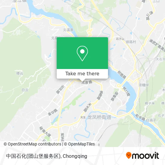 中国石化(团山堡服务区) map