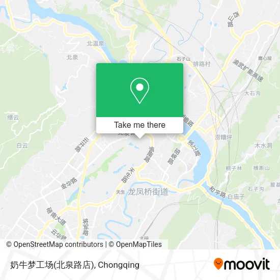 奶牛梦工场(北泉路店) map