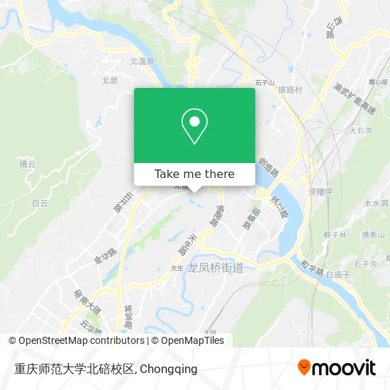 重庆师范大学北碚校区 map