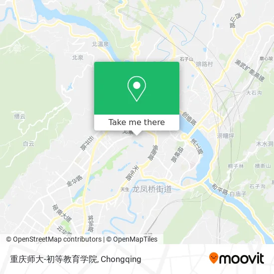 重庆师大-初等教育学院 map