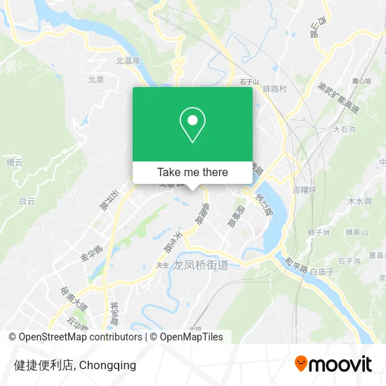 健捷便利店 map