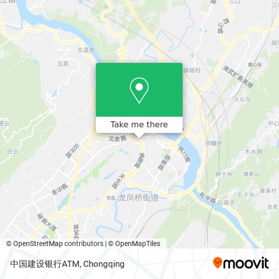 中国建设银行ATM map