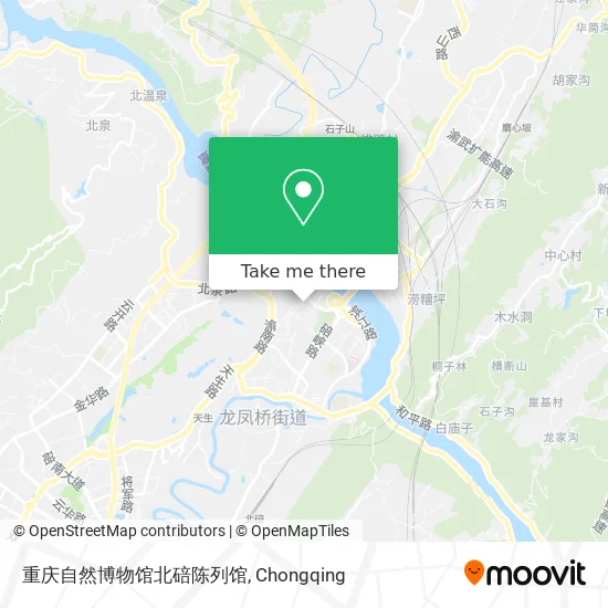 重庆自然博物馆北碚陈列馆 map