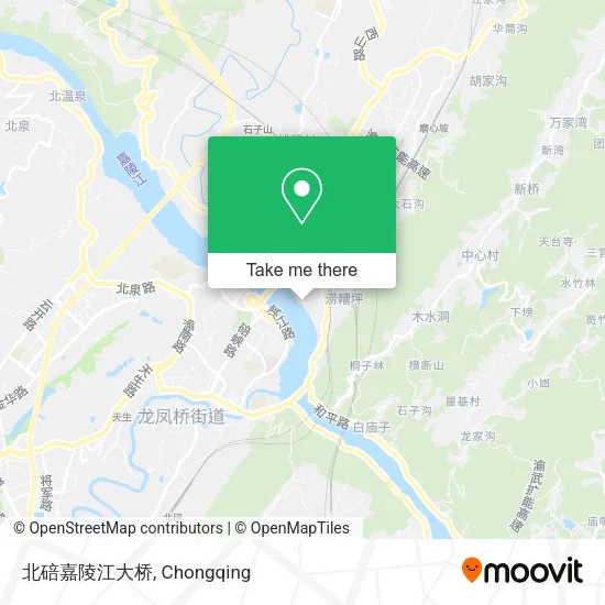 北碚嘉陵江大桥 map