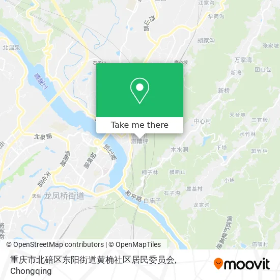 重庆市北碚区东阳街道黄桷社区居民委员会 map