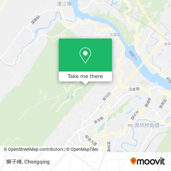 狮子峰 map