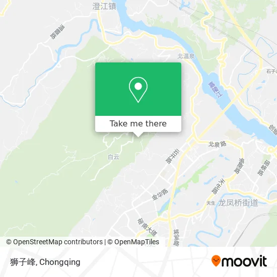狮子峰 map