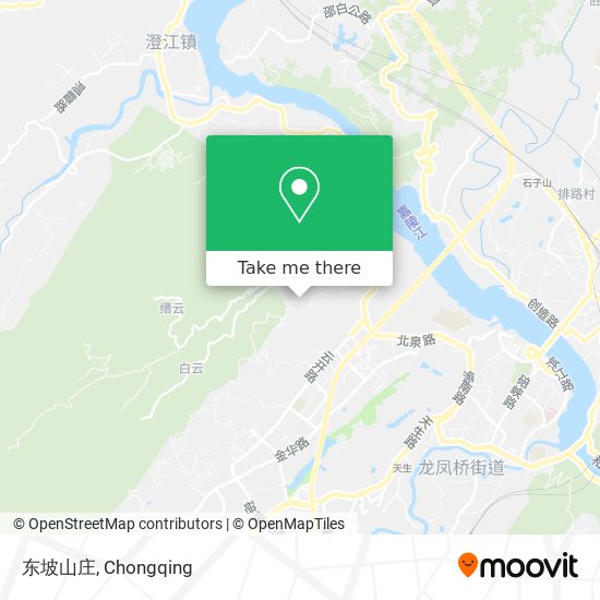 东坡山庄 map