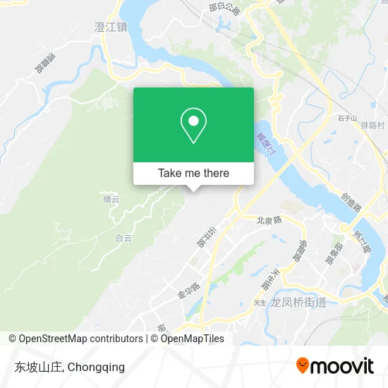 东坡山庄 map