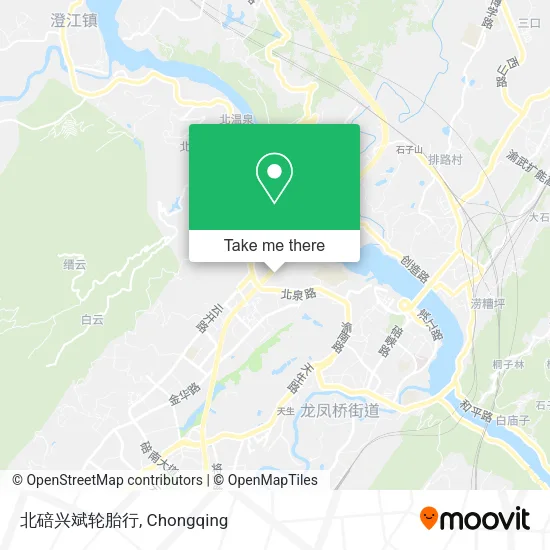 北碚兴斌轮胎行 map