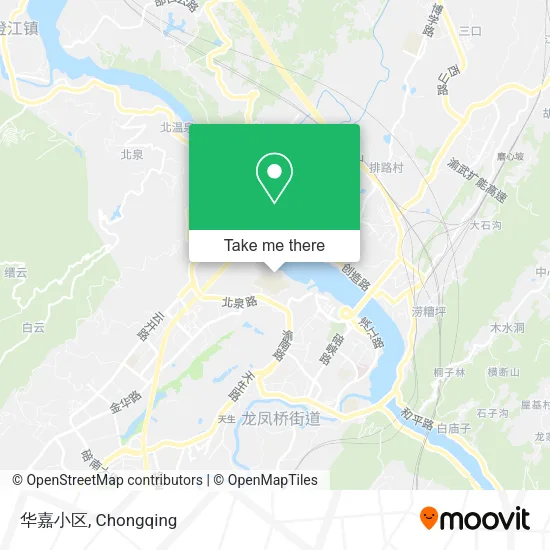 华嘉小区 map