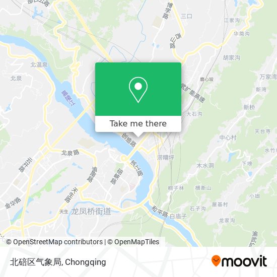 北碚区气象局 map