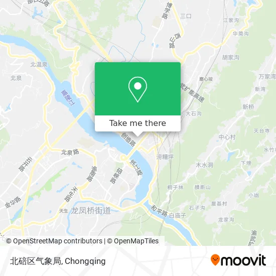 北碚区气象局 map