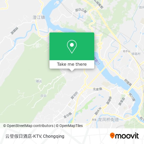 云登假日酒店-KTV map