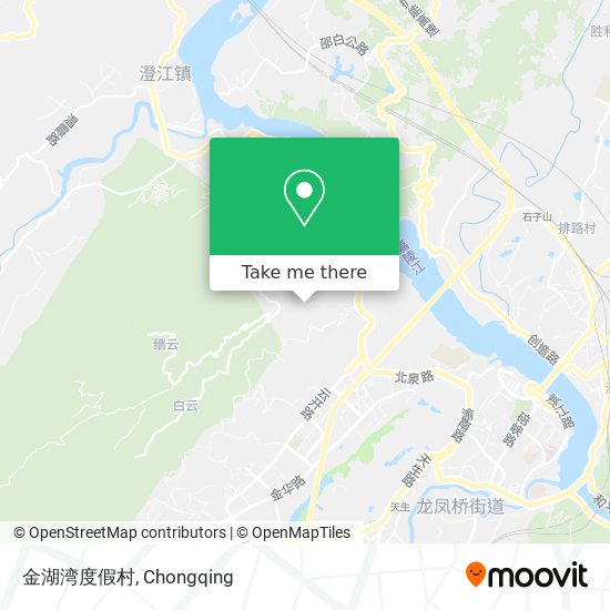 金湖湾度假村 map