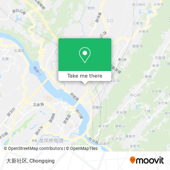 大新社区 map
