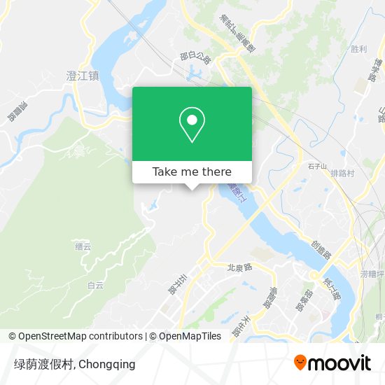 绿荫渡假村 map