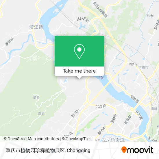 重庆市植物园珍稀植物展区 map