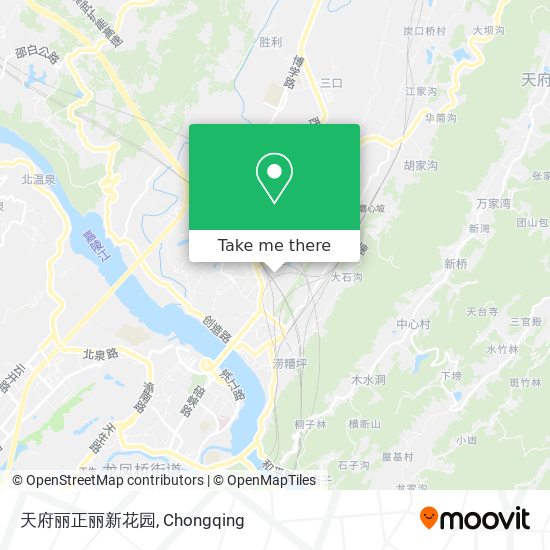 天府丽正丽新花园 map
