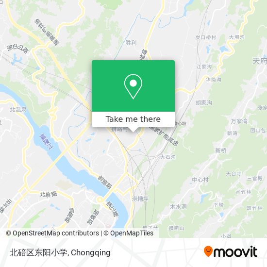北碚区东阳小学 map