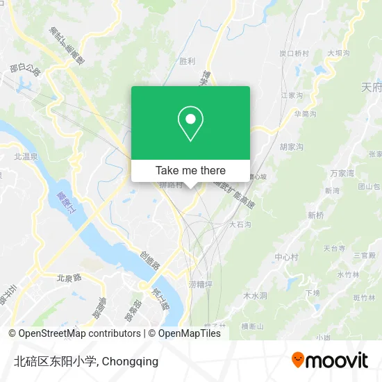北碚区东阳小学 map