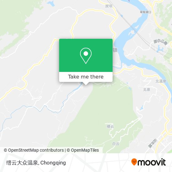 缙云大众温泉 map