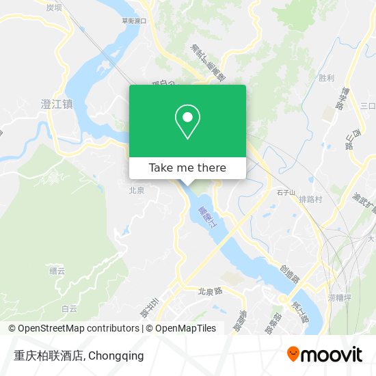重庆柏联酒店 map