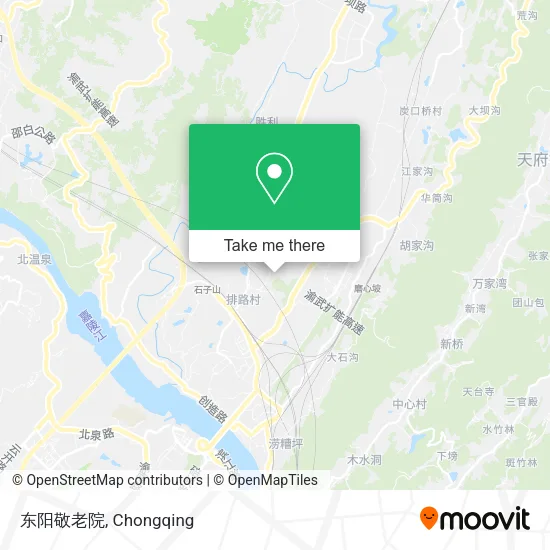 东阳敬老院 map
