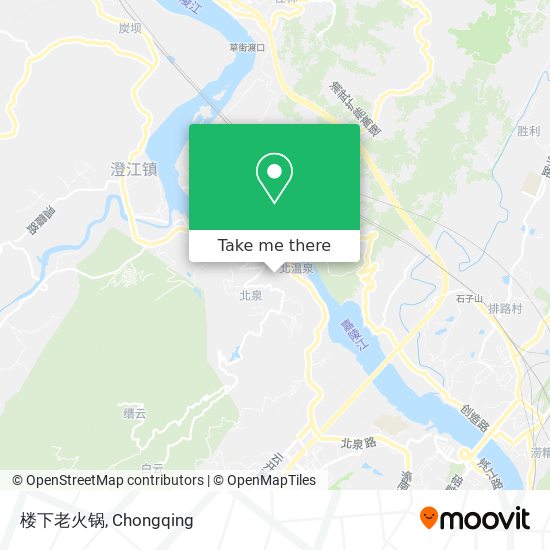 楼下老火锅 map