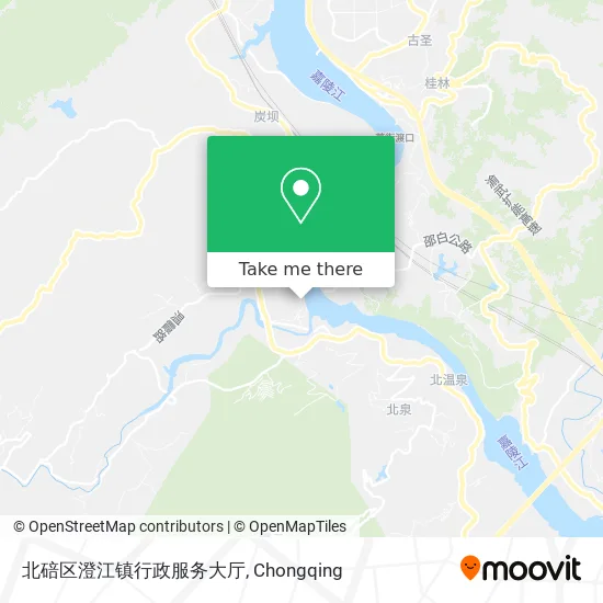 北碚区澄江镇行政服务大厅 map