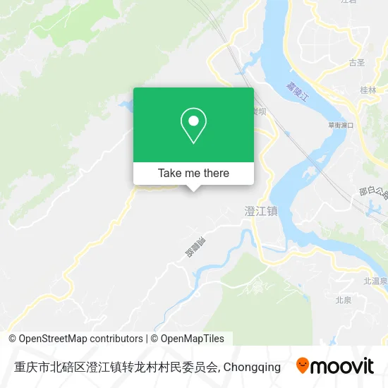 重庆市北碚区澄江镇转龙村村民委员会 map
