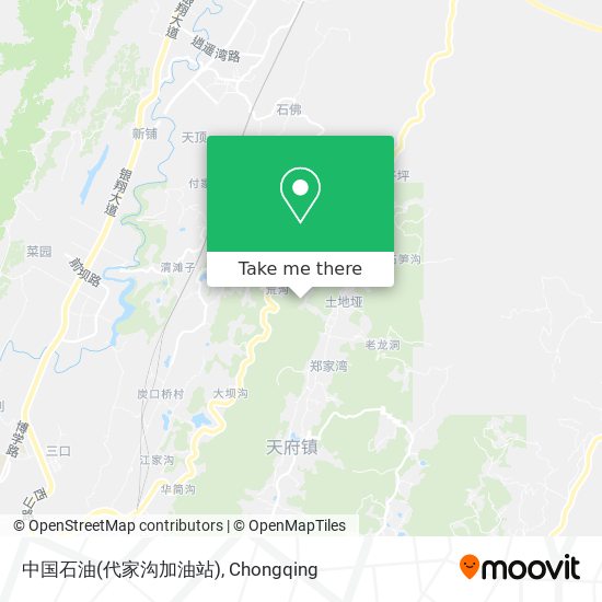 中国石油(代家沟加油站) map