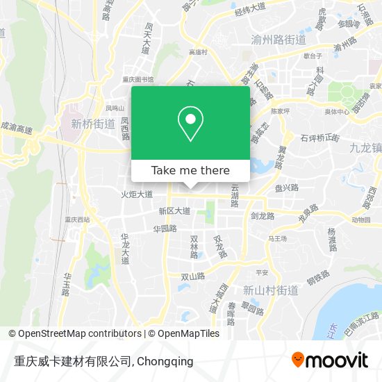 重庆威卡建材有限公司 map