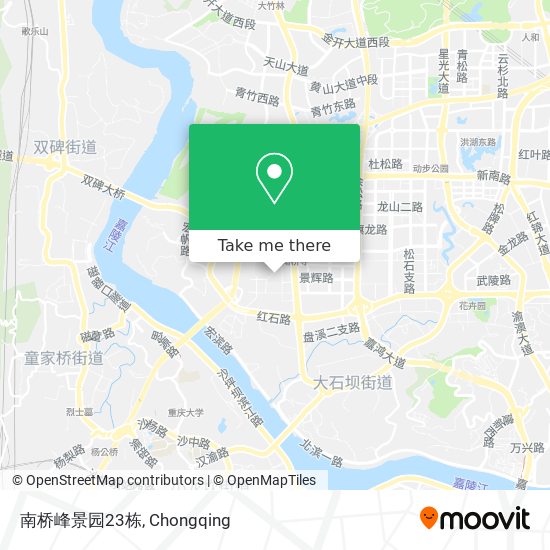 南桥峰景园23栋 map