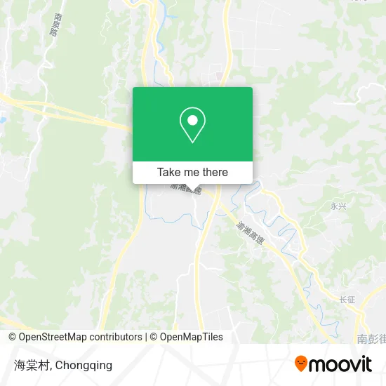 海棠村 map