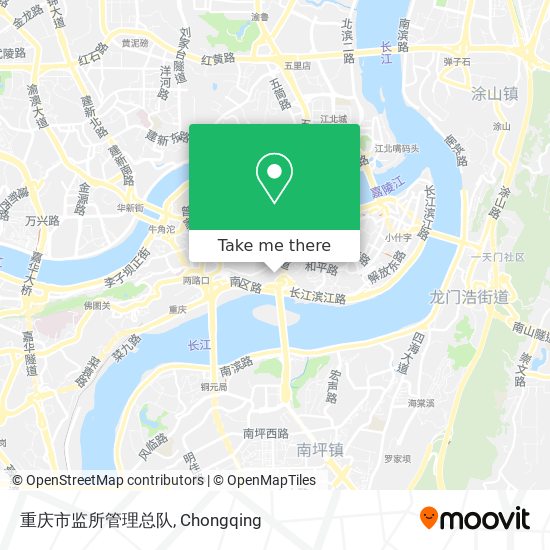 重庆市监所管理总队 map