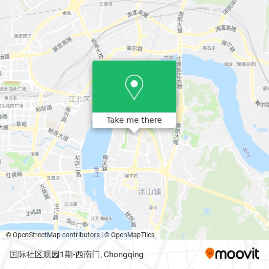 国际社区观园1期-西南门 map