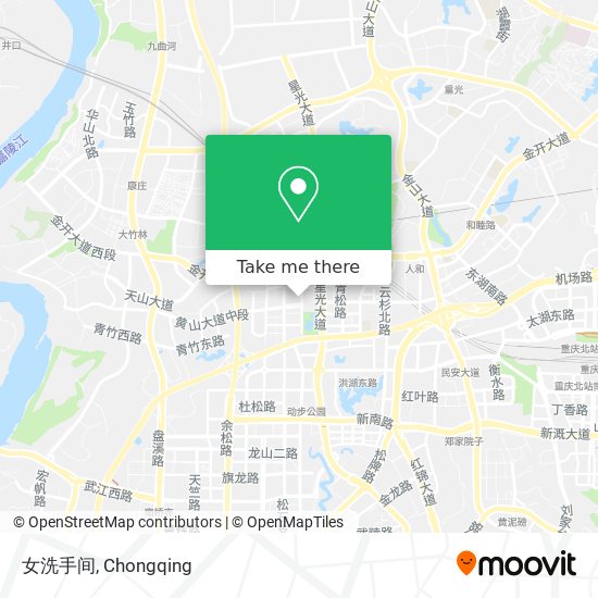 女洗手间 map