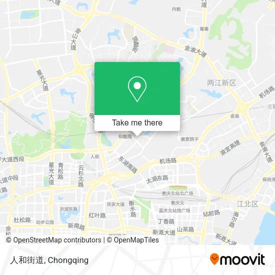 人和街道 map