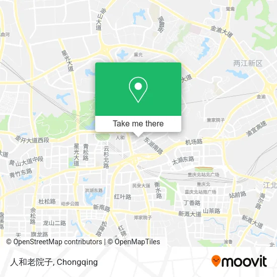 人和老院子 map