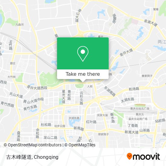 古木峰隧道 map