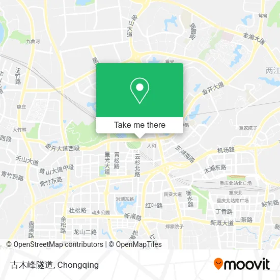 古木峰隧道 map