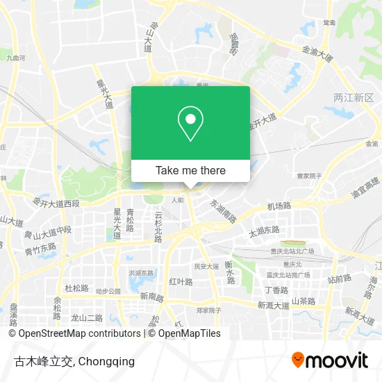 古木峰立交 map